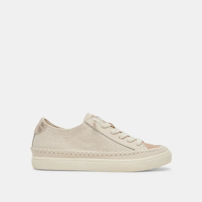 ZOLEN SNEAKERS NATURAL CANVAS sold by Dolce Vita