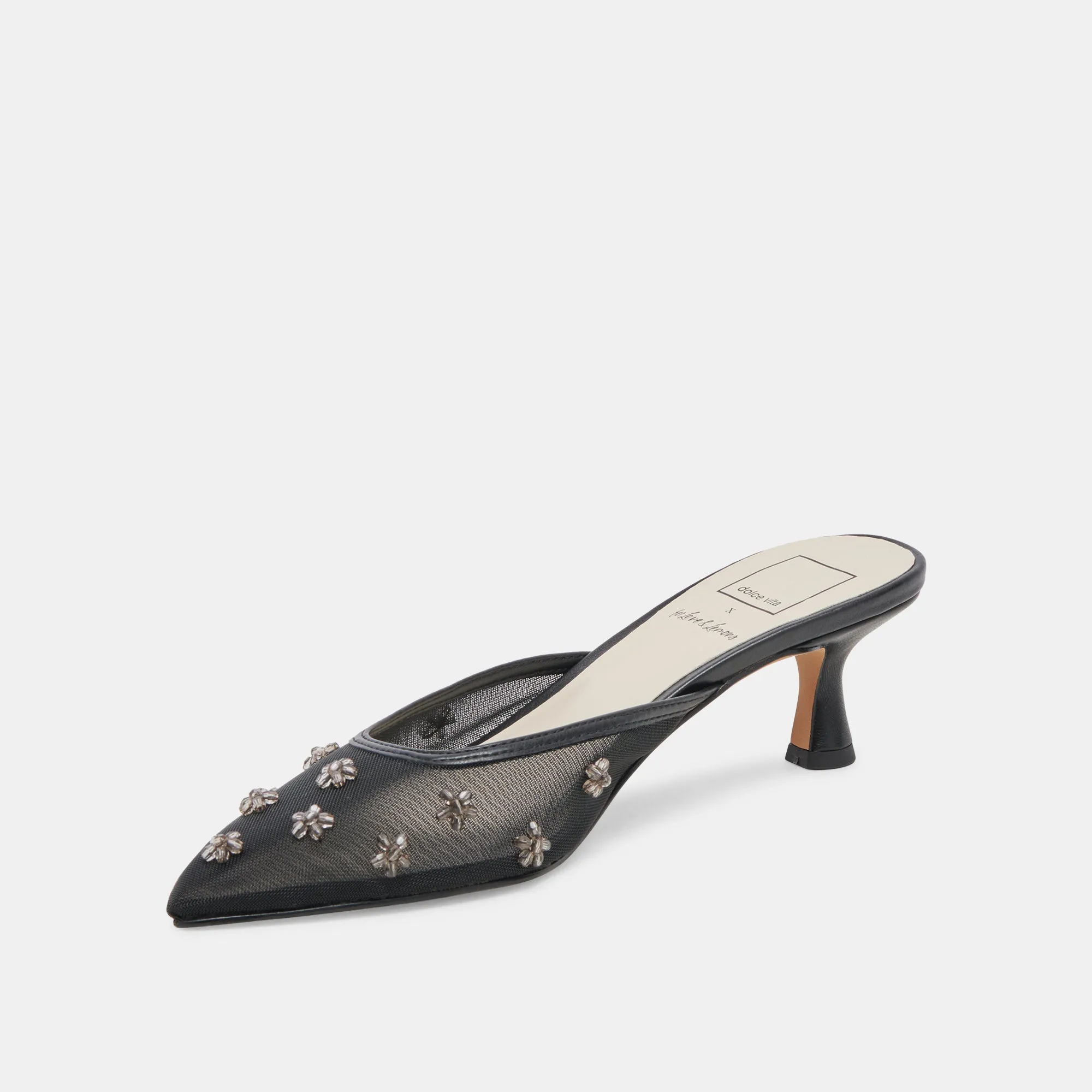 CLAIRE WIDE HEELS BLACK MESH sold by Dolce Vita product image thumbnail 4