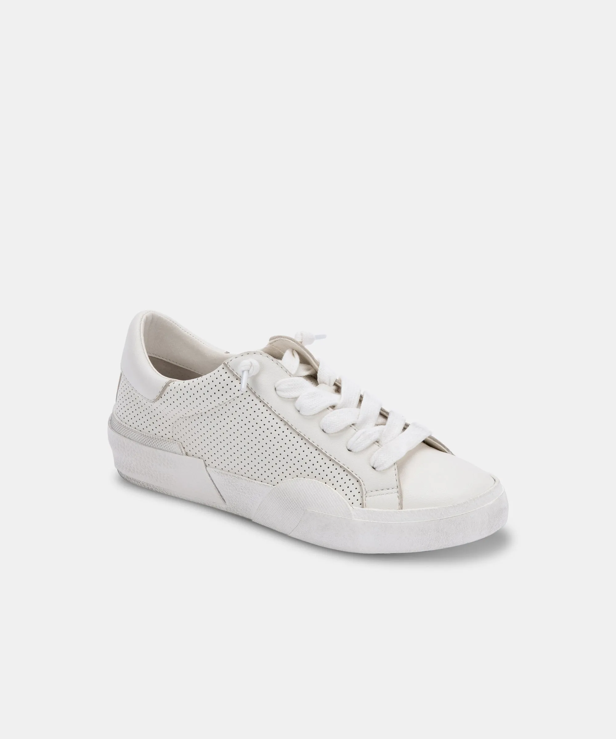 ZINA SNEAKERS WHITE PERFORATED LEATHER sold by Dolce Vita product image thumbnail 3