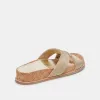 SELDA SANDALS GOLD RAFFIA - re:vita sold by Dolce Vita