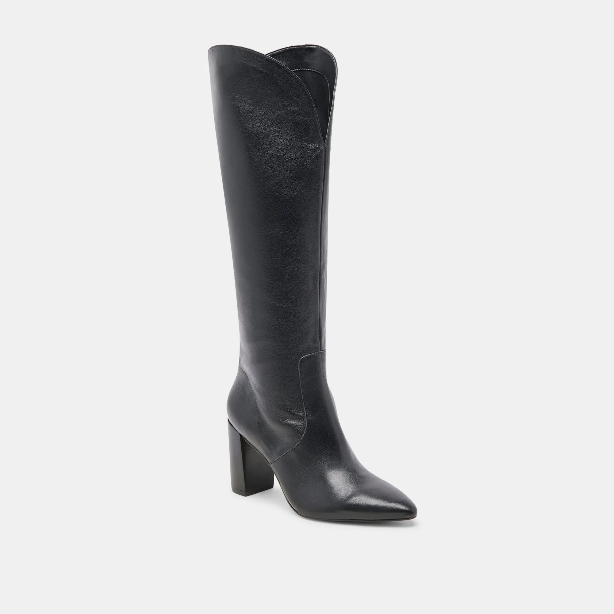 NEDI WIDE CALF BOOTS BLACK LEATHER sold by Dolce Vita product image thumbnail 2