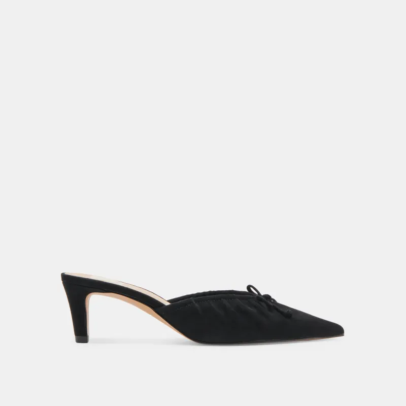 KAIRI MID HEELS ONYX SUEDE sold by Dolce Vita