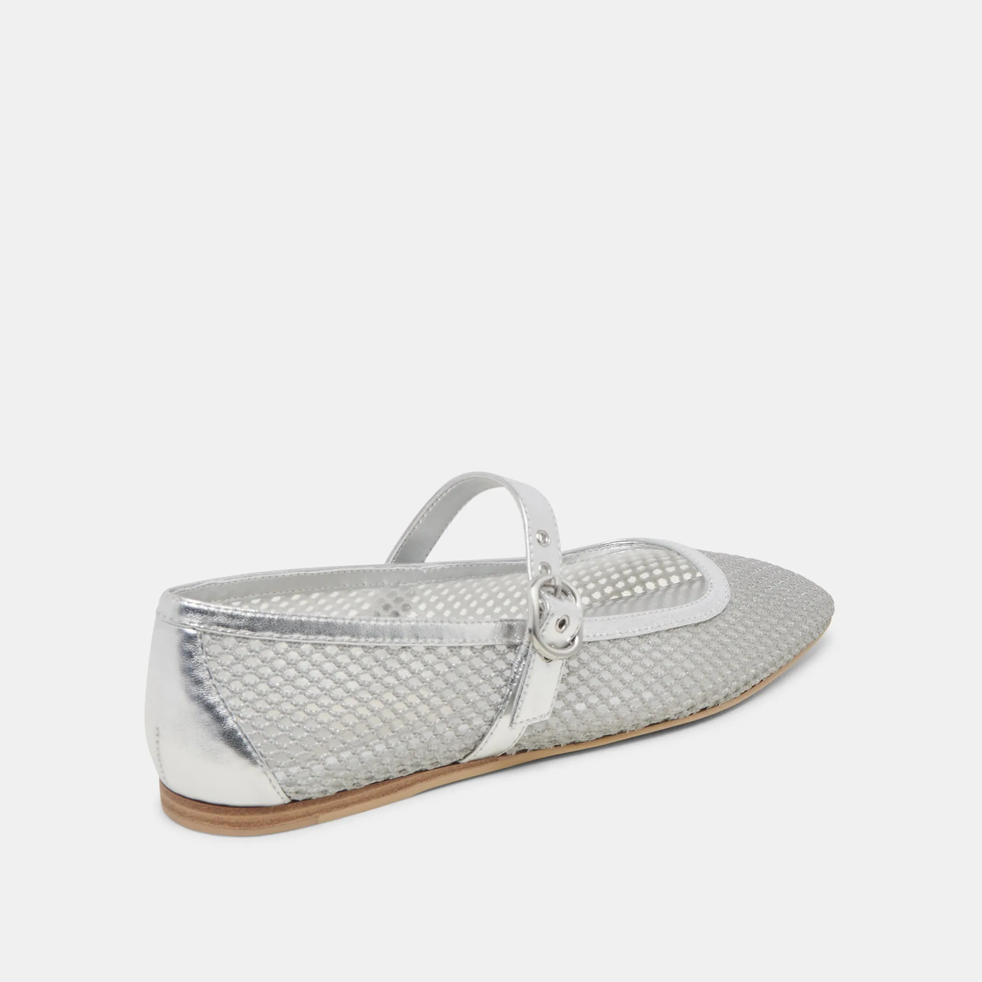 RODNI MESH BALLET FLATS SILVER WOVEN MESH sold by Dolce Vita product image thumbnail 3
