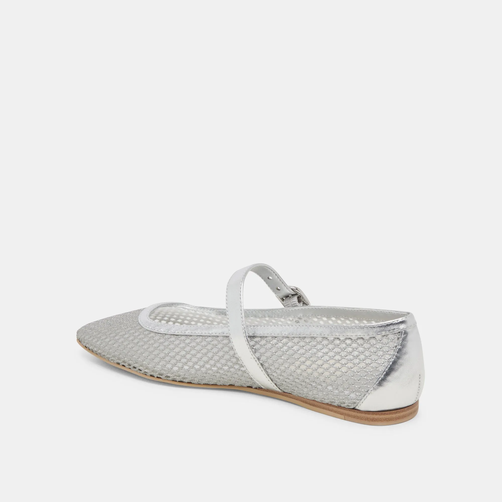 RODNI MESH BALLET FLATS SILVER WOVEN MESH sold by Dolce Vita product image thumbnail 5