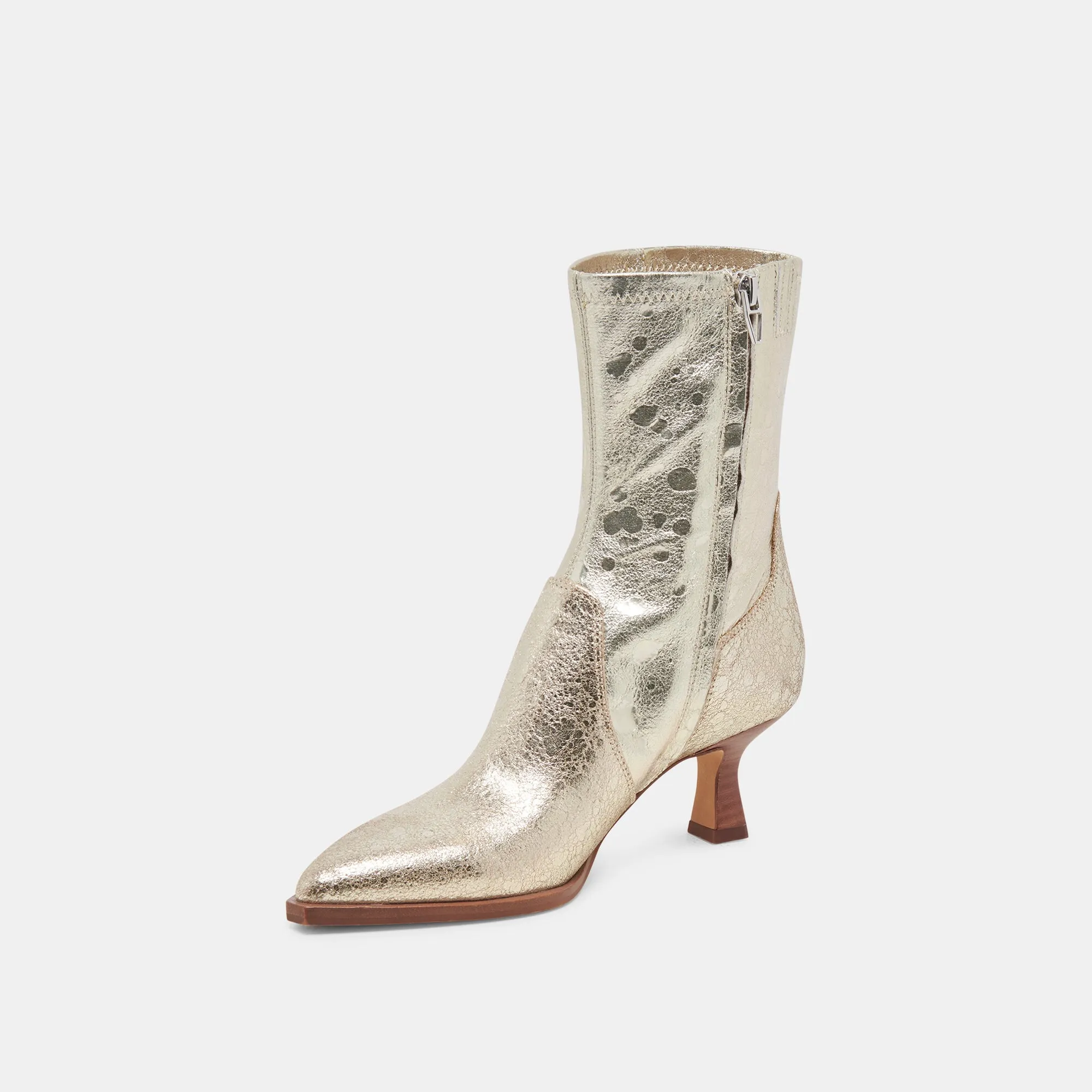 ARYA BOOTS LIGHT GOLD DISTRESSED LEATHER sold by Dolce Vita product image thumbnail 4