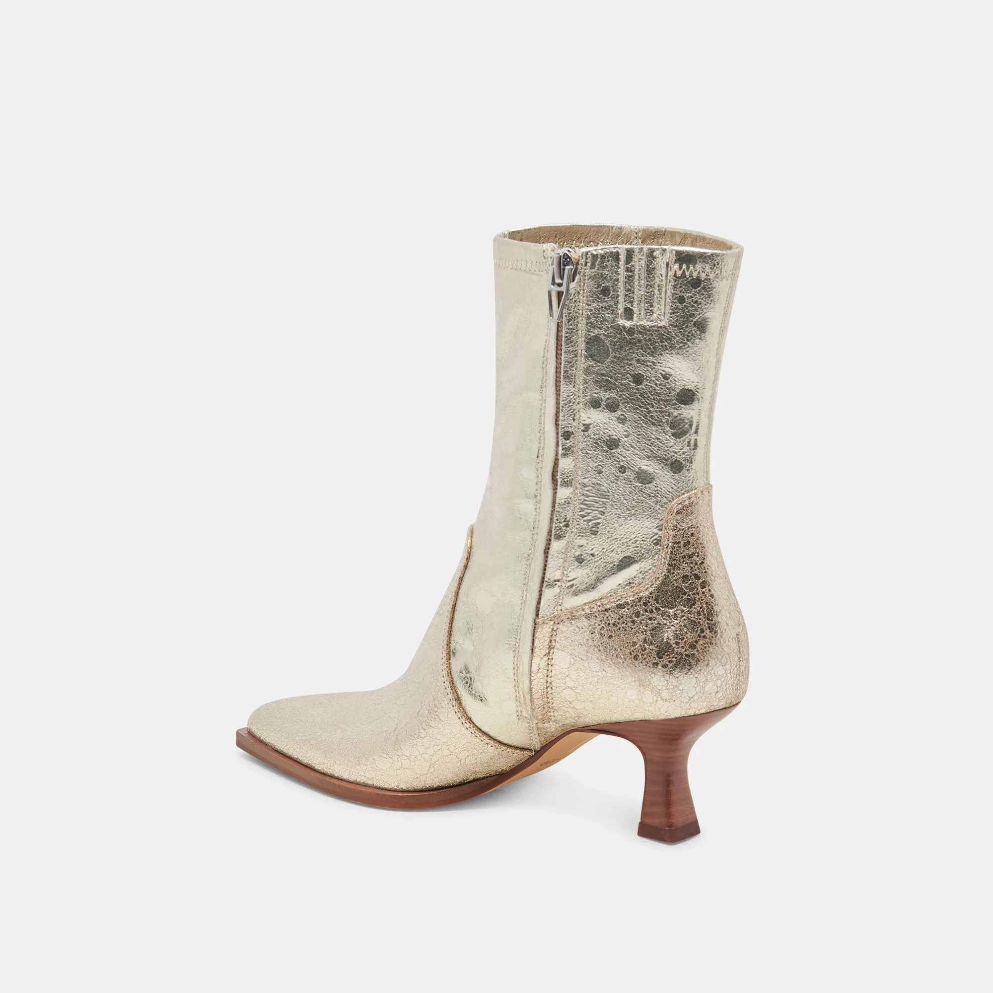 ARYA BOOTS LIGHT GOLD DISTRESSED LEATHER sold by Dolce Vita product image thumbnail 5