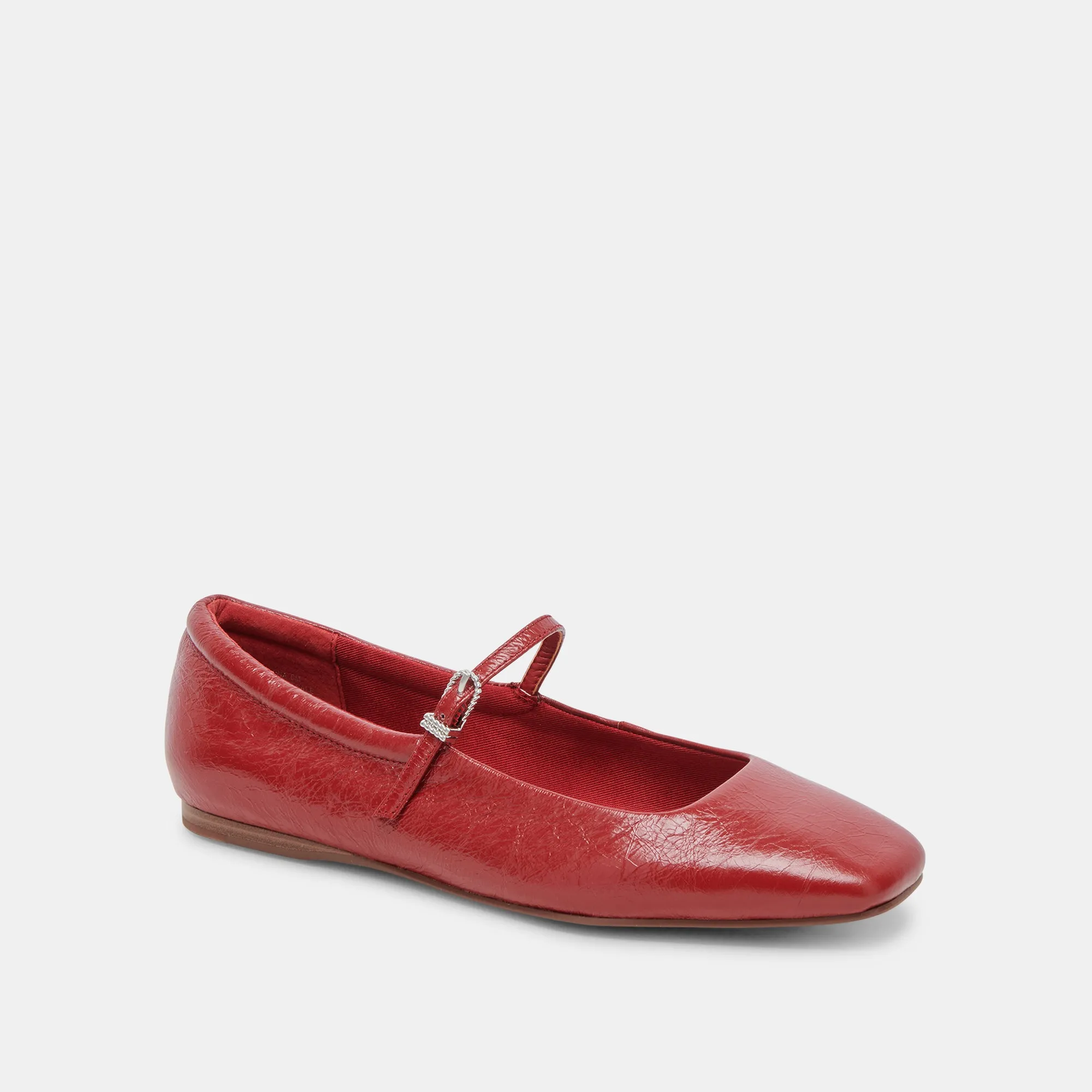 REYES BALLET FLATS RED CRINKLE PATENT sold by Dolce Vita product image thumbnail 3