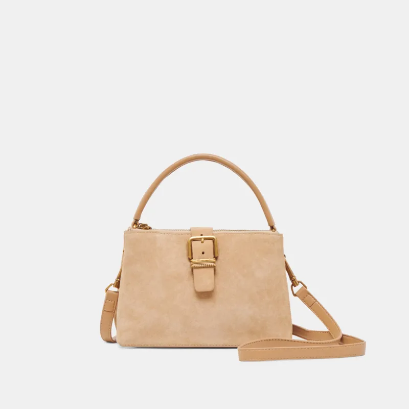 CHARLY CROSSBODY TAN SUEDE sold by Dolce Vita