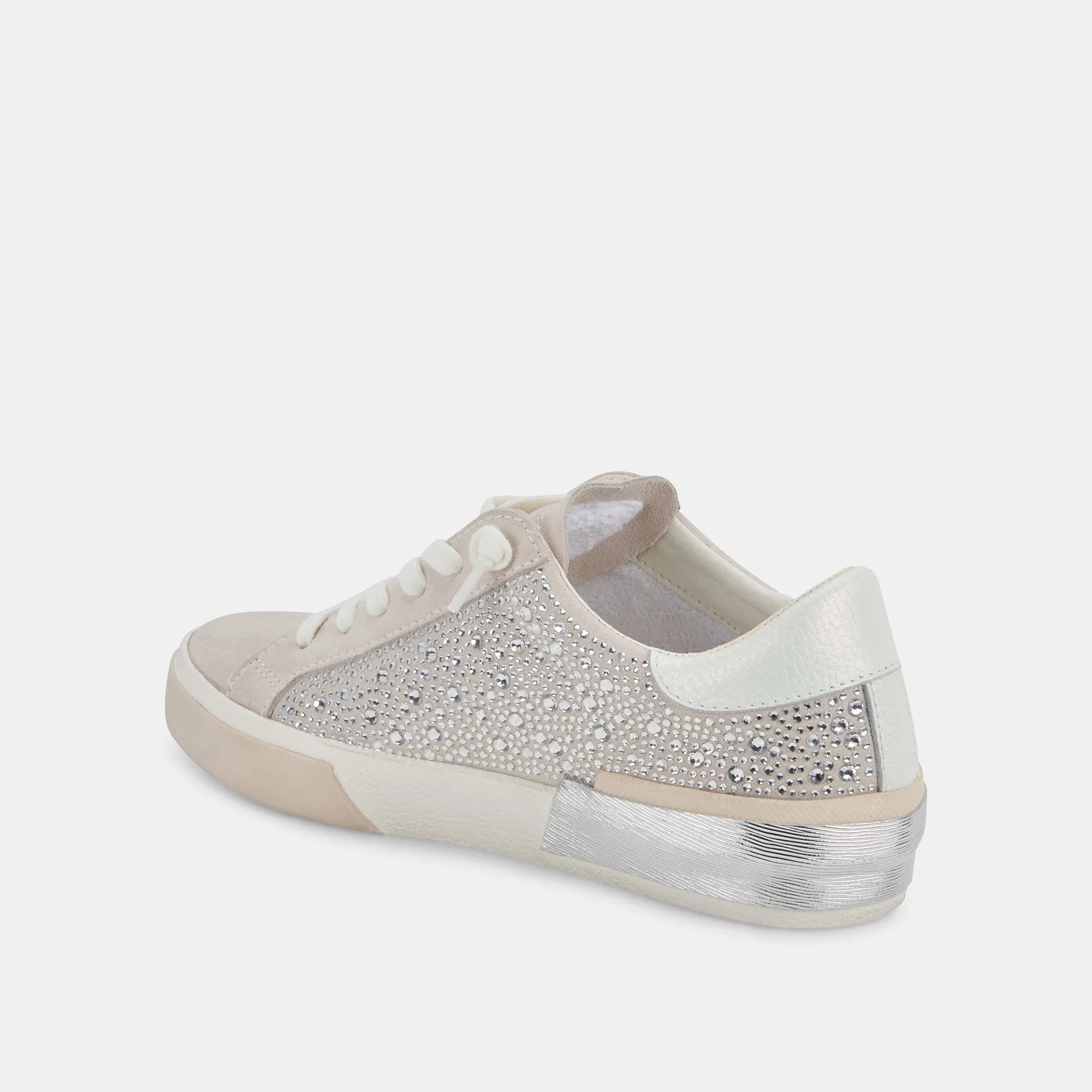 ZINA CRYSTAL SNEAKERS IVORY SUEDE sold by Dolce Vita product image thumbnail 5