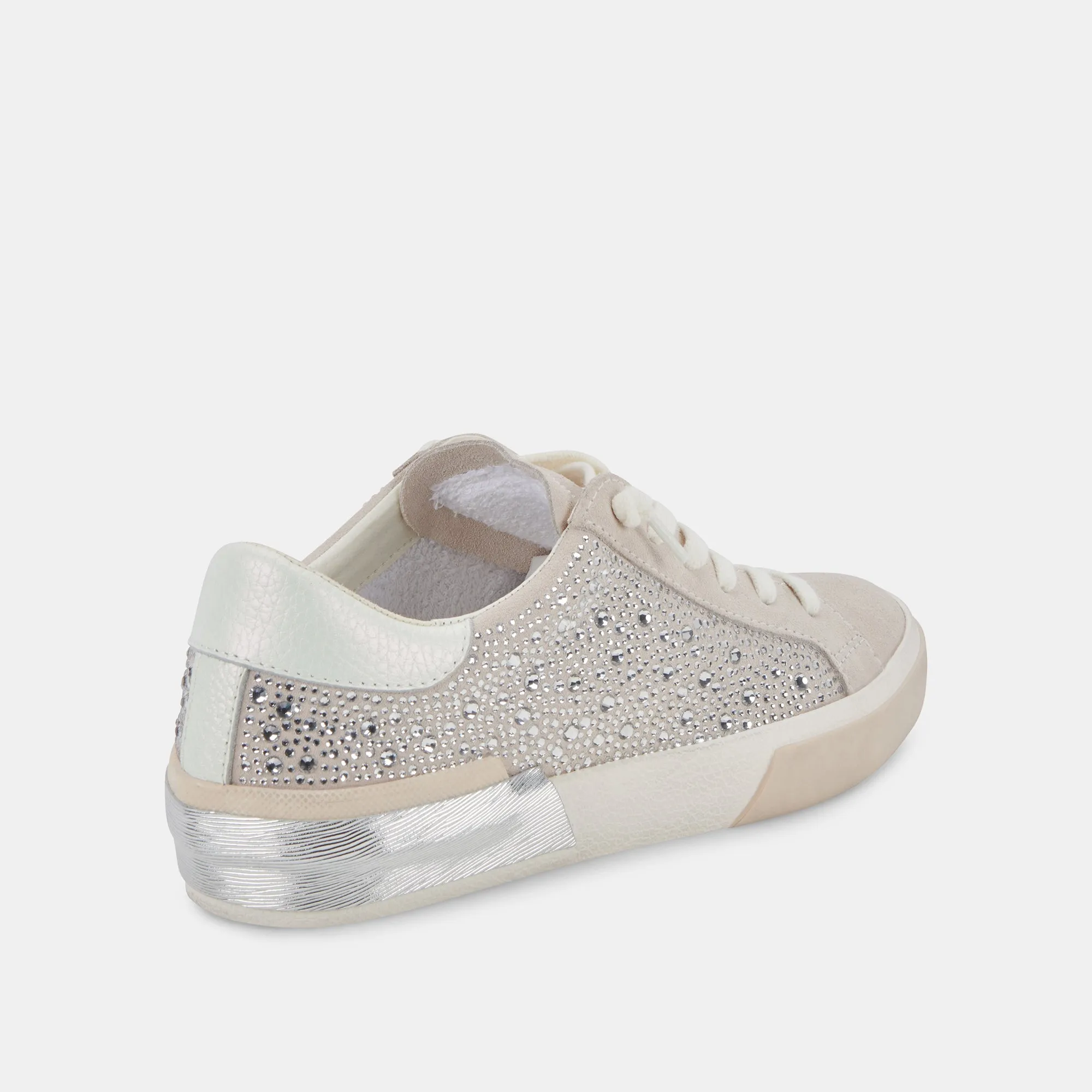 ZINA CRYSTAL SNEAKERS IVORY SUEDE sold by Dolce Vita product image thumbnail 3