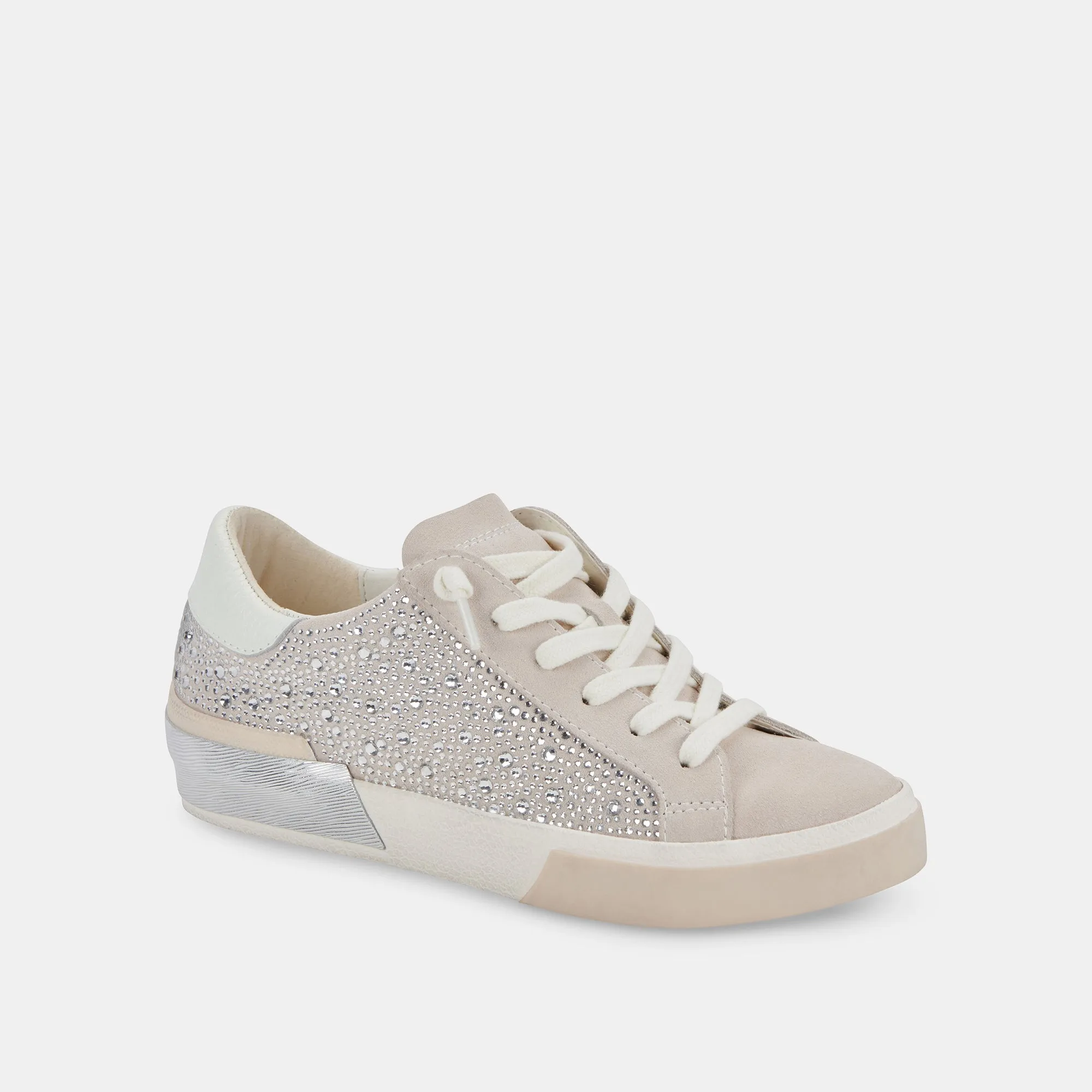 ZINA CRYSTAL SNEAKERS IVORY SUEDE sold by Dolce Vita product image thumbnail 2
