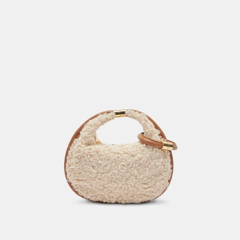 KEENA CROSSBODY NATURAL SHEARLING sold by Dolce Vita