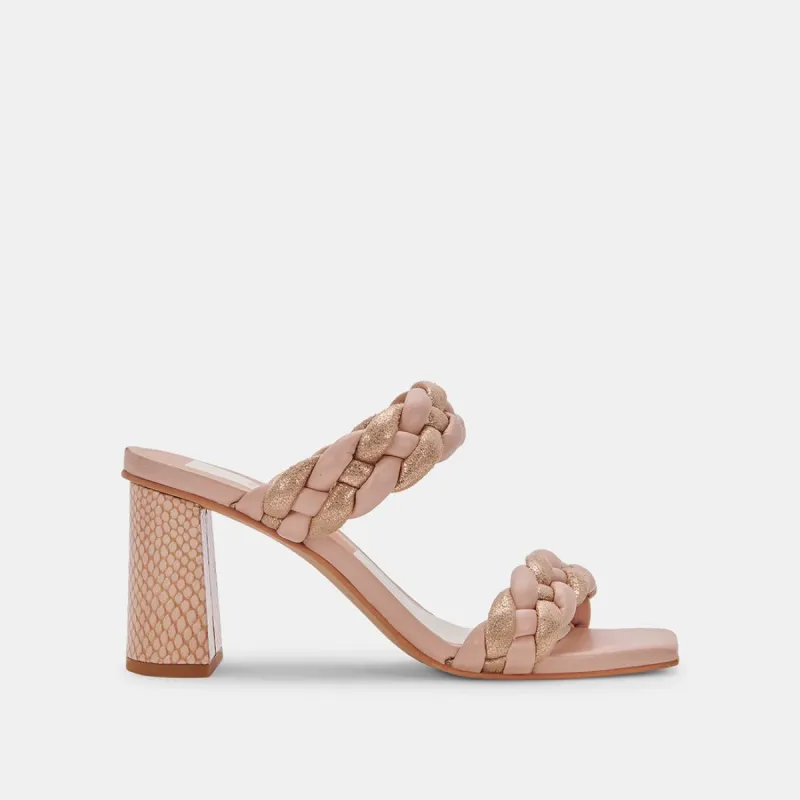 PAILY HEELS COPPER MULTI STELLA sold by Dolce Vita