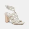 OLEMA HEELS IVORY LEATHER sold by Dolce Vita