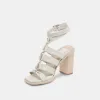 OLEMA HEELS IVORY LEATHER sold by Dolce Vita