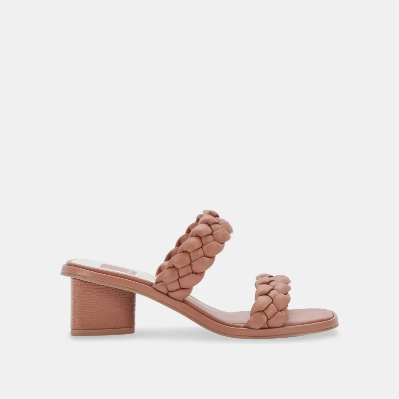 RONIN WIDE SANDALS CARAMEL STELLA sold by Dolce Vita