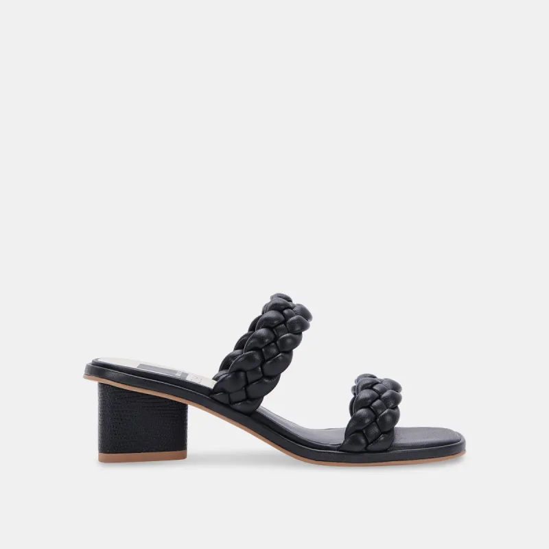 RONIN WIDE SANDALS BLACK STELLA sold by Dolce Vita