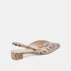 BYANCA FLATS SAND EMBOSSED LEATHER sold by Dolce Vita