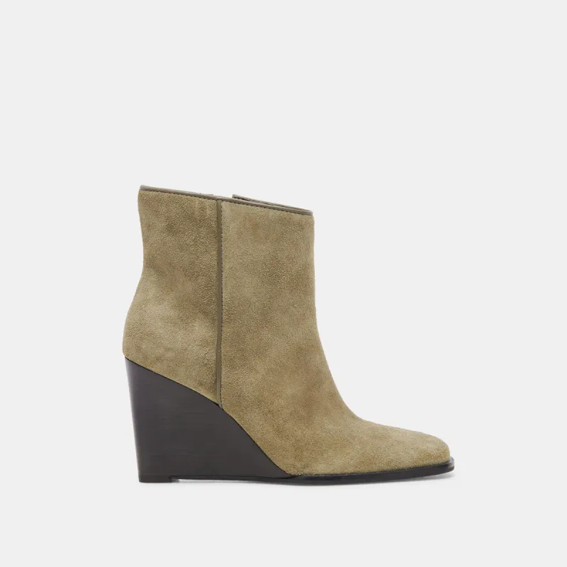SUSANN BOOTIES MOSS SUEDE sold by Dolce Vita