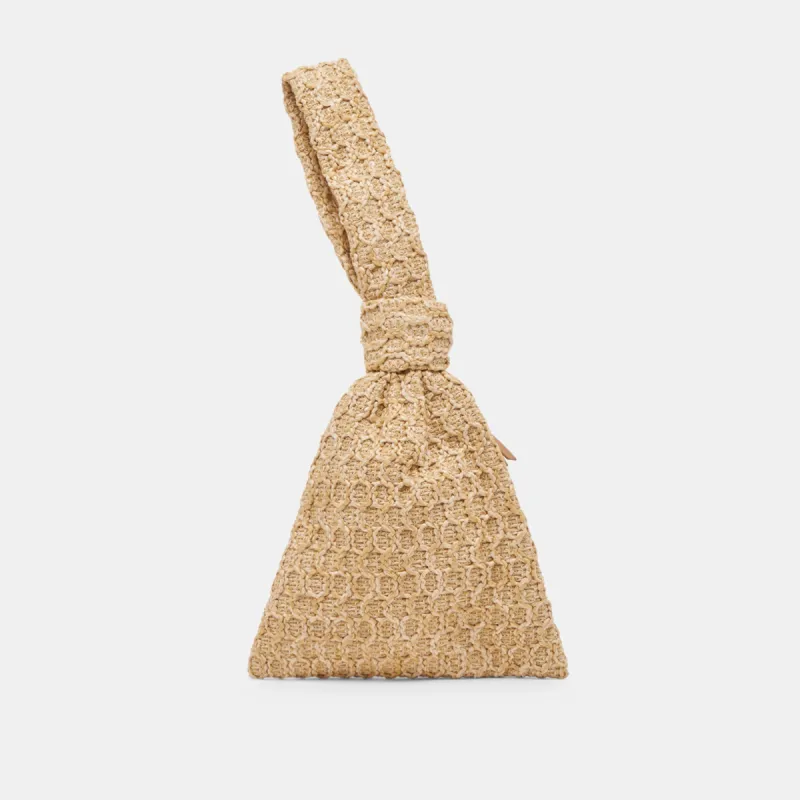 CAREY HANDBAG NATURAL RAFFIA sold by Dolce Vita