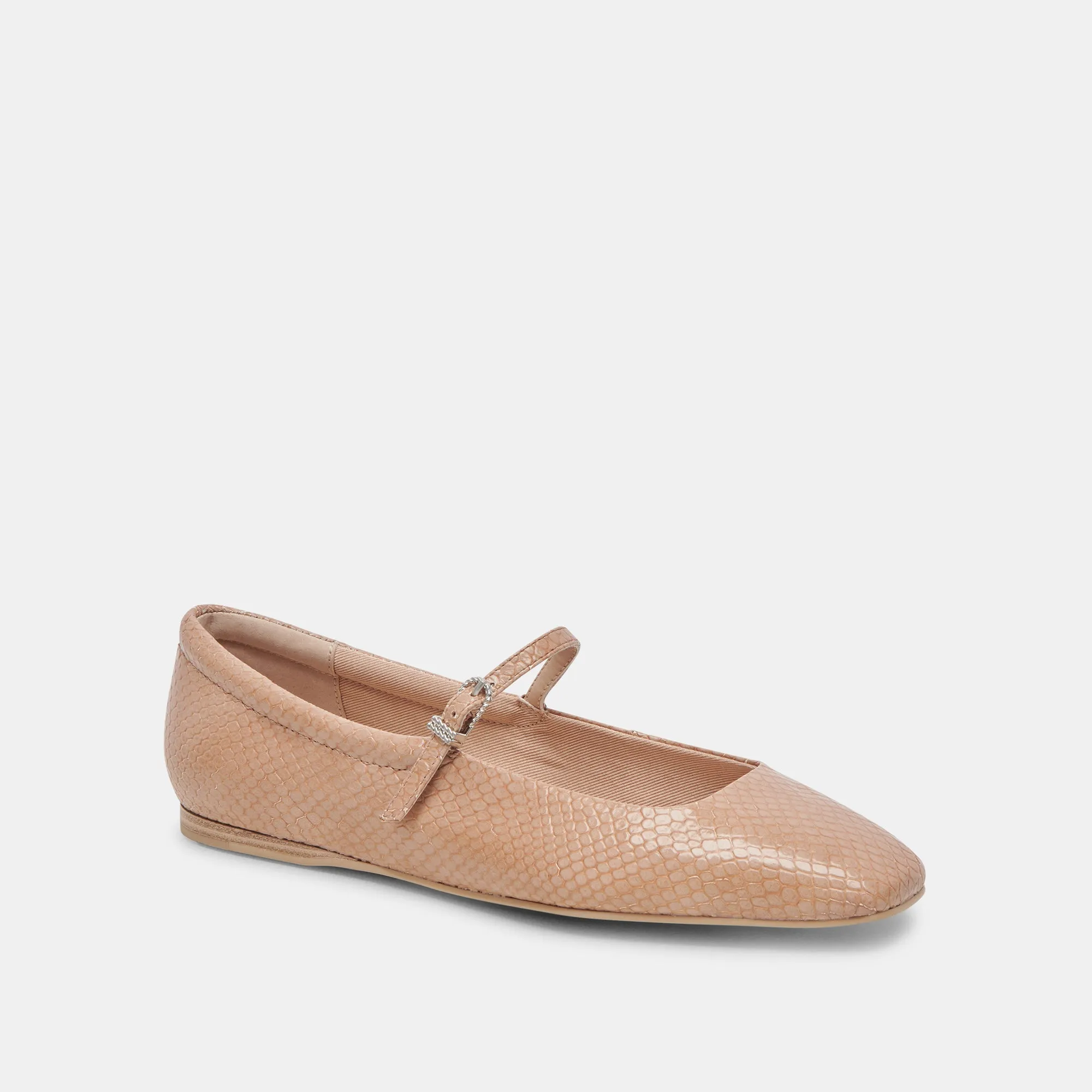 REYES BALLET FLATS TOFFEE SNAKE EMBOSSED sold by Dolce Vita product image thumbnail 3