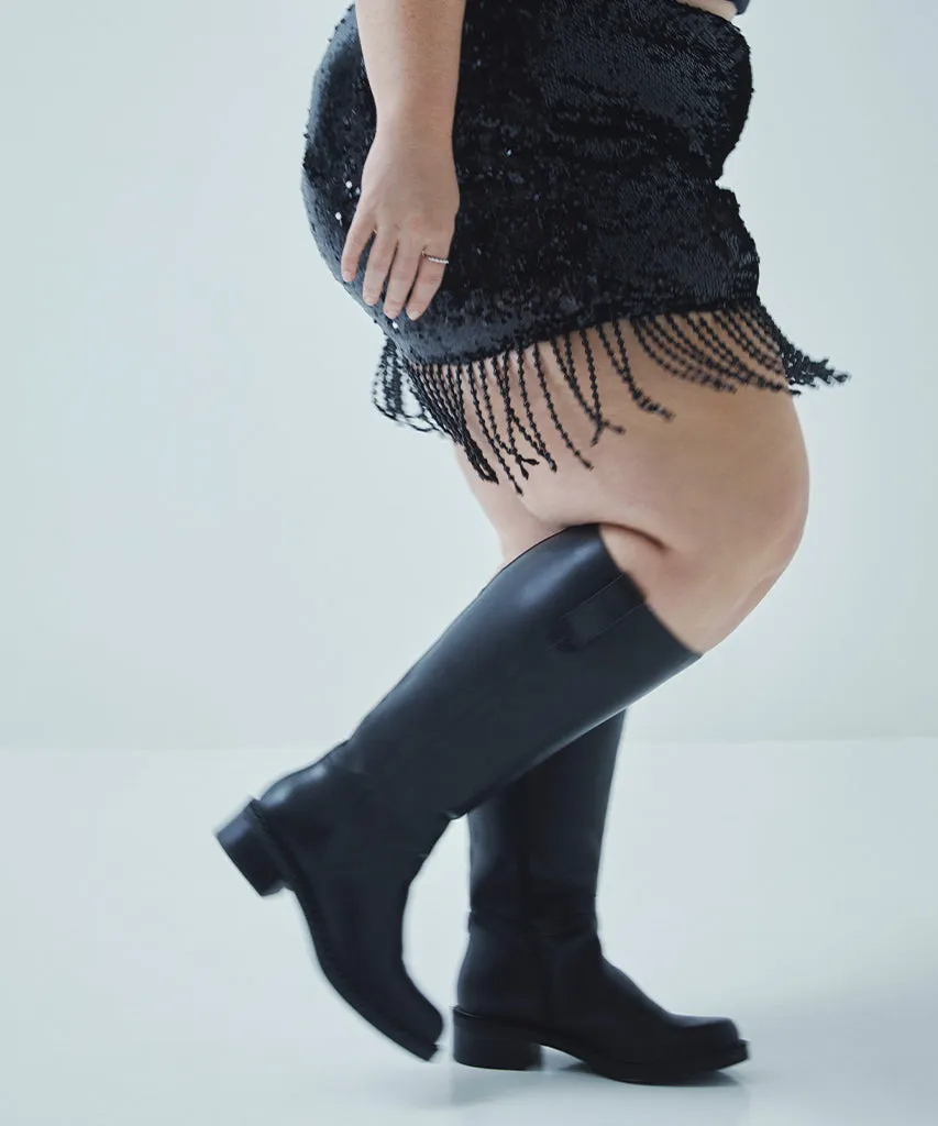 GLORY H2O EXTRA WIDE CALF BOOTS BLACK LEATHER sold by Dolce Vita product image thumbnail 2