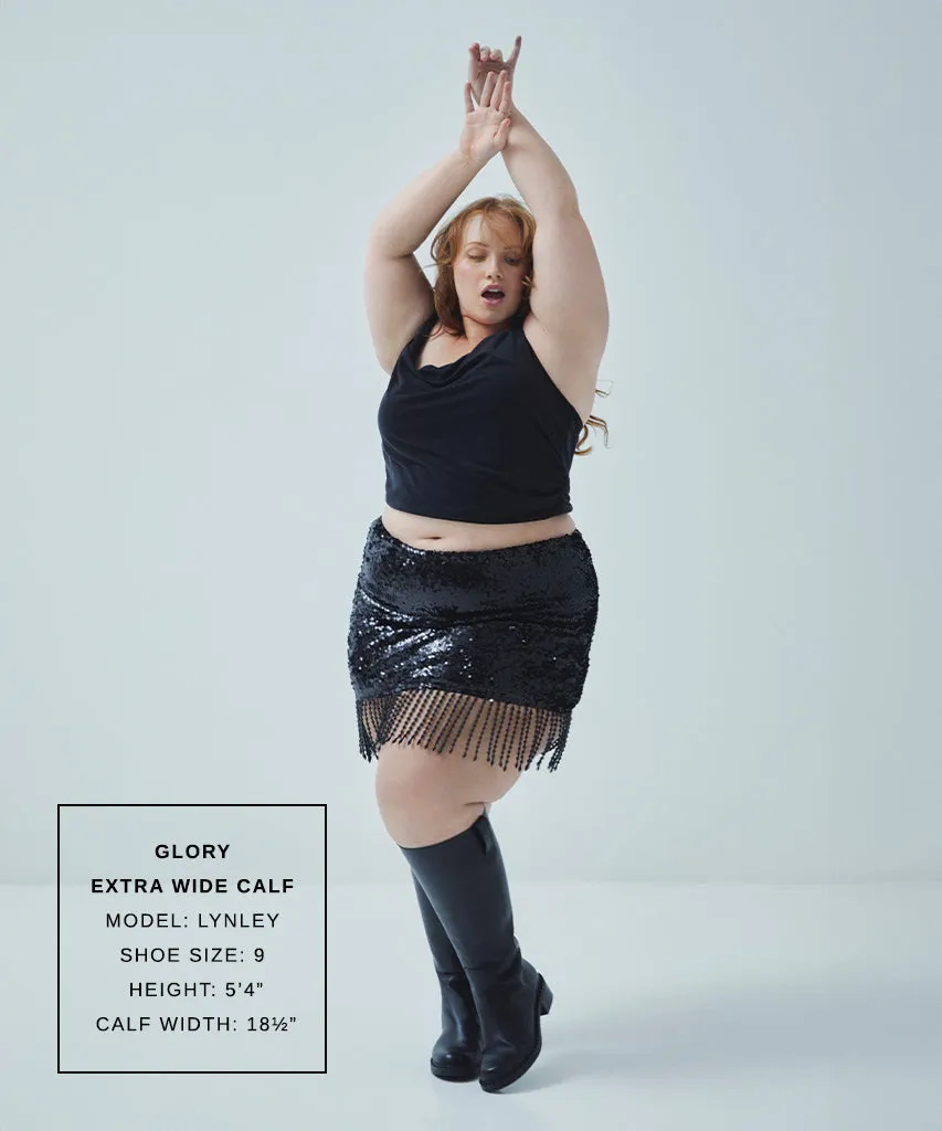 GLORY H2O EXTRA WIDE CALF BOOTS BLACK LEATHER sold by Dolce Vita product image thumbnail 3