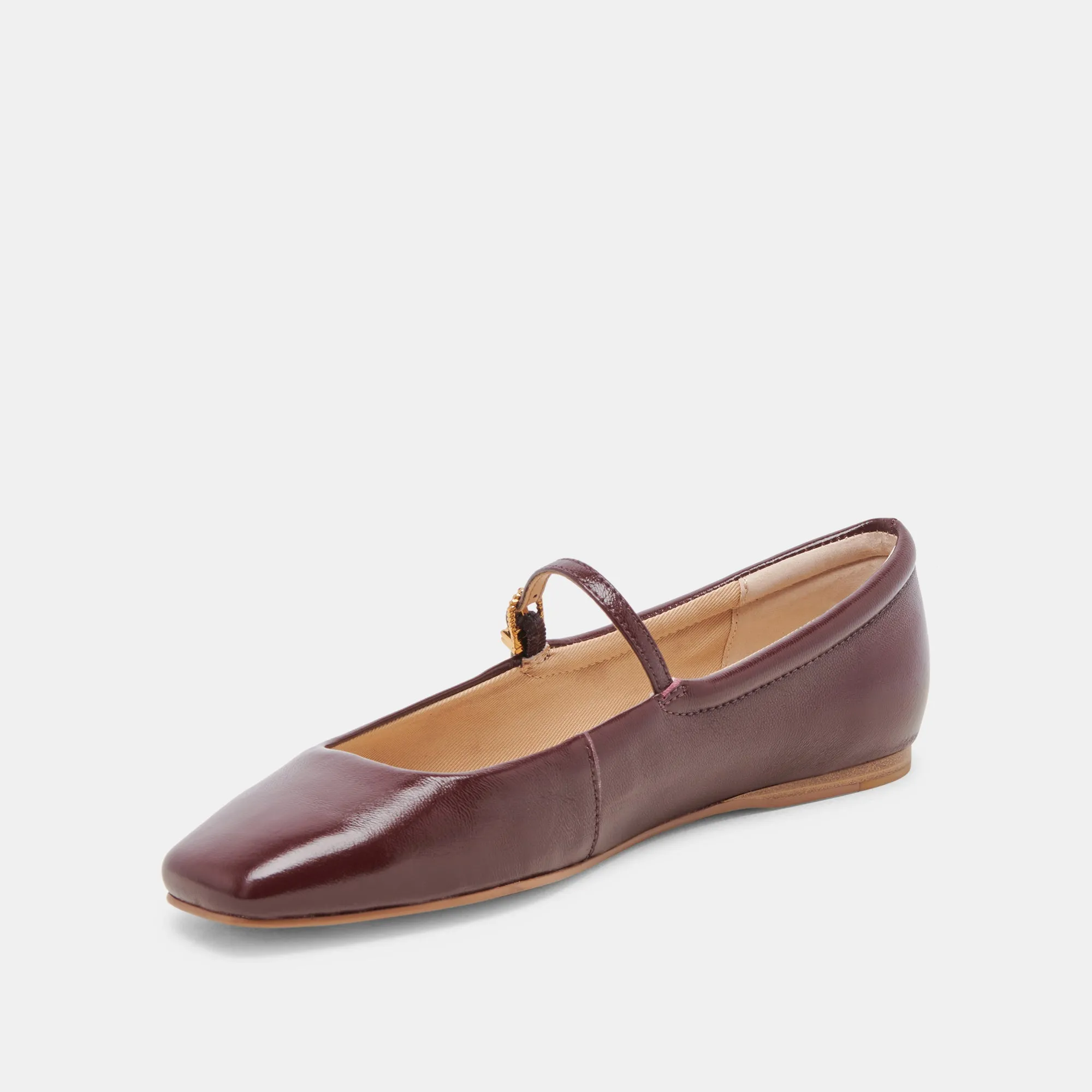 REYES BALLET FLATS CRANBERRY CRINKLE PATENT sold by Dolce Vita product image thumbnail 4