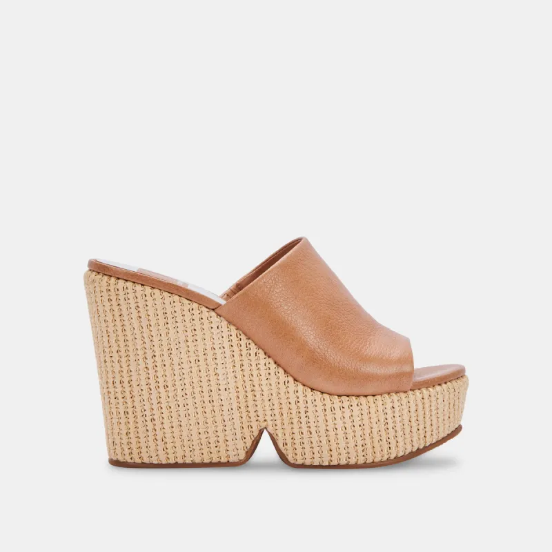 GILMA WEDGES SADDLE LEATHER sold by Dolce Vita