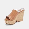 GILMA WEDGES SADDLE LEATHER sold by Dolce Vita