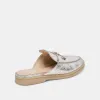 LASAIL FLATS SILVER DISTRESSED LEATHER sold by Dolce Vita