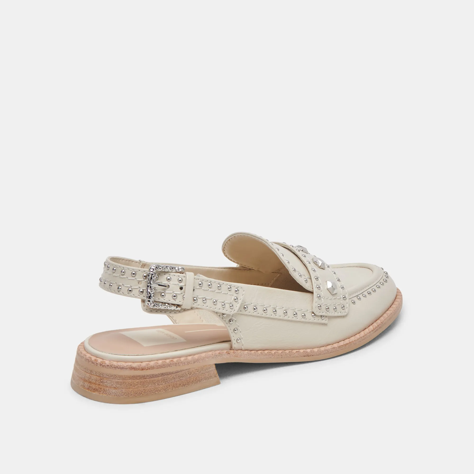 HARDI STUD LOAFERS IVORY CRINKLE PATENT sold by Dolce Vita product image thumbnail 3
