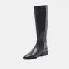 VERDI WIDE CALF BOOTS BLACK LEATHER sold by Dolce Vita
