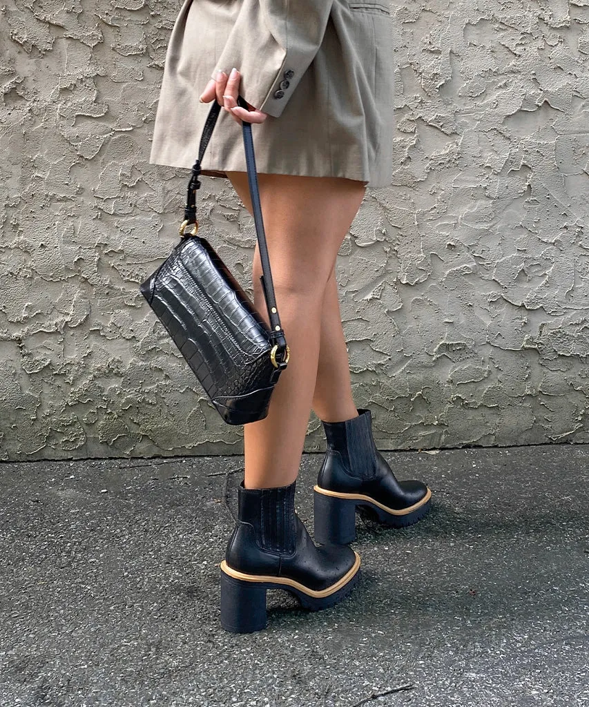 CASTER H2O BOOTIES ONYX LEATHER sold by Dolce Vita product image thumbnail 2