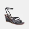 GEMINI WEDGES BLACK LEATHER sold by Dolce Vita