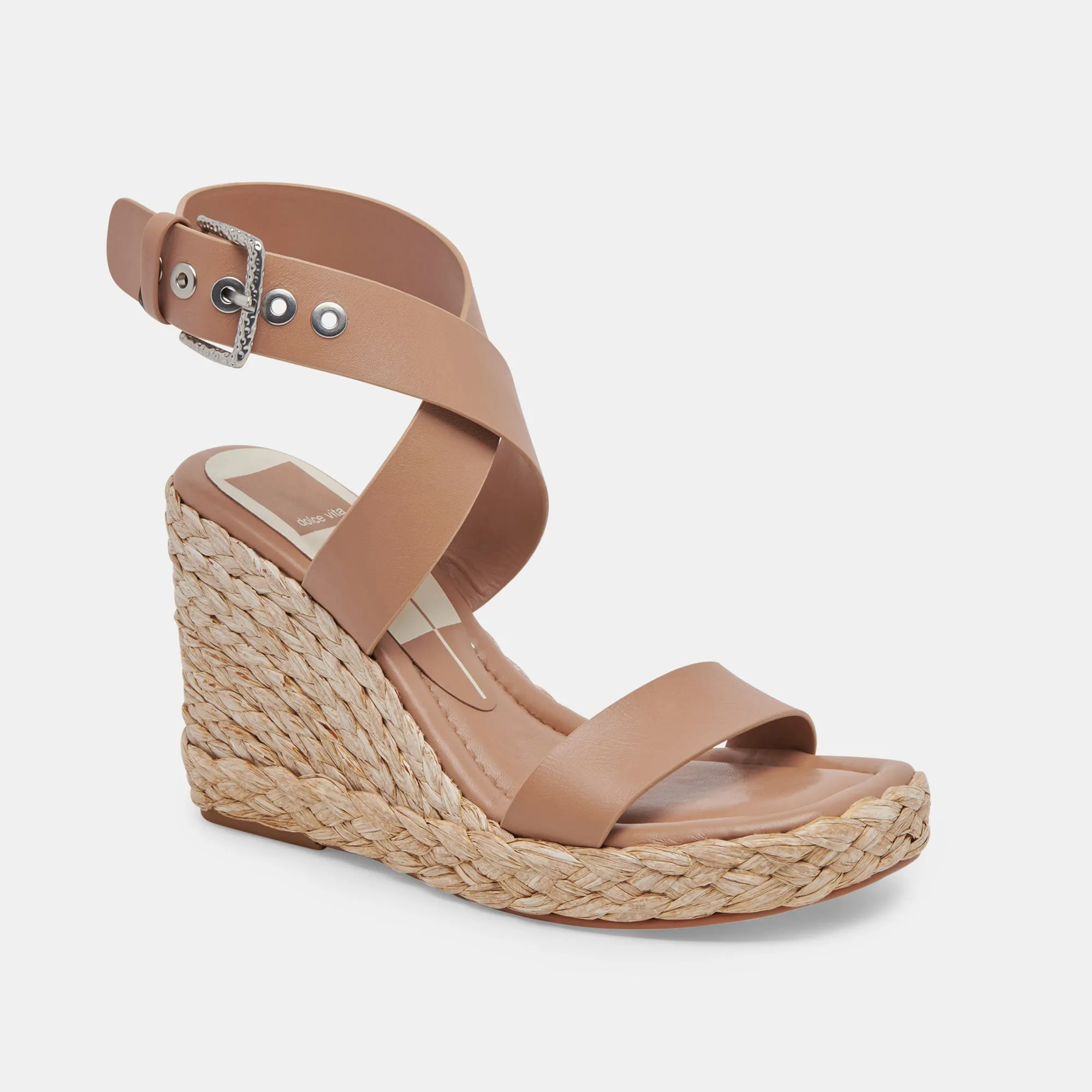 ALDONA WEDGES CAFE LEATHER - re:vita sold by Dolce Vita product image thumbnail 3