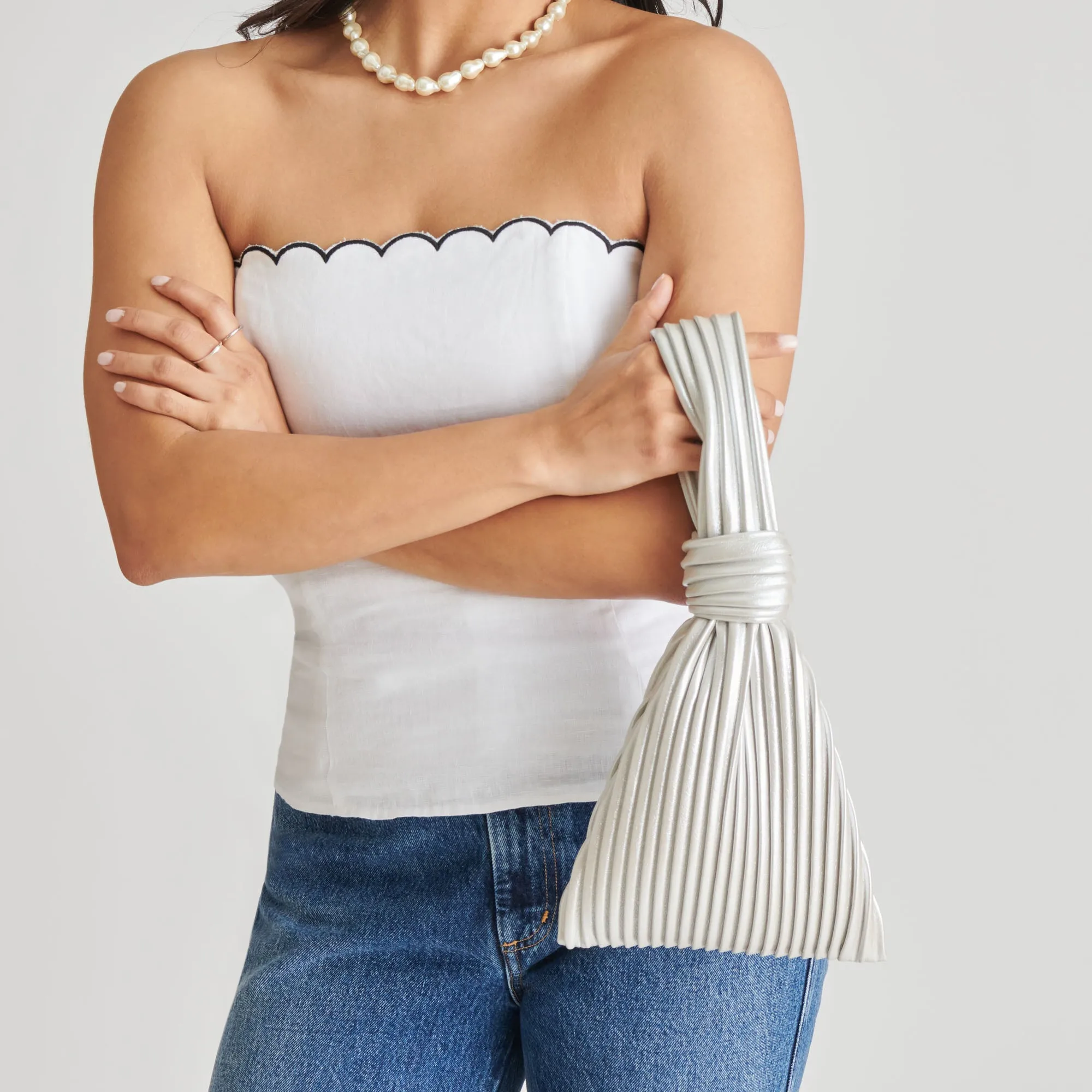 CAREY HANDBAG SILVER STELLA sold by Dolce Vita product image thumbnail 4