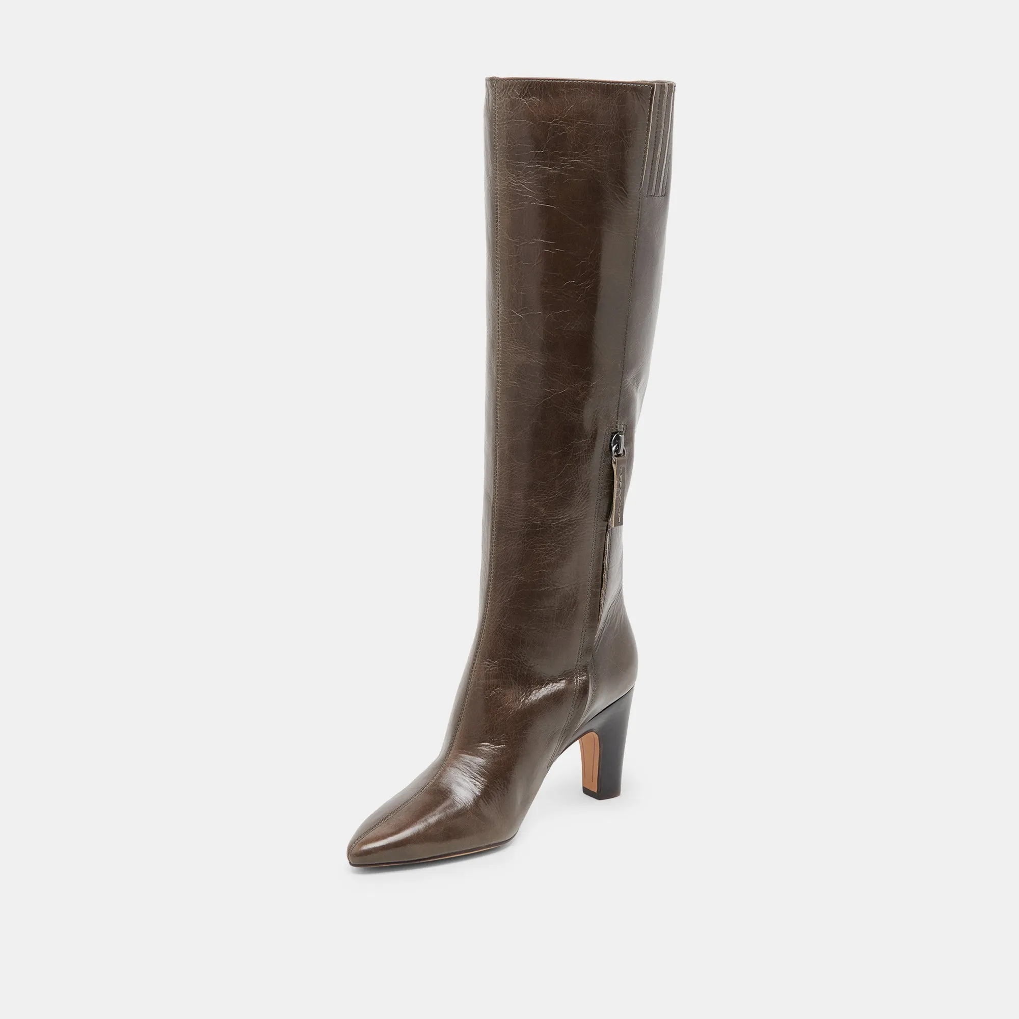 NELAS WIDE CALF BOOTS DARK OLIVE LEATHER sold by Dolce Vita product image thumbnail 4