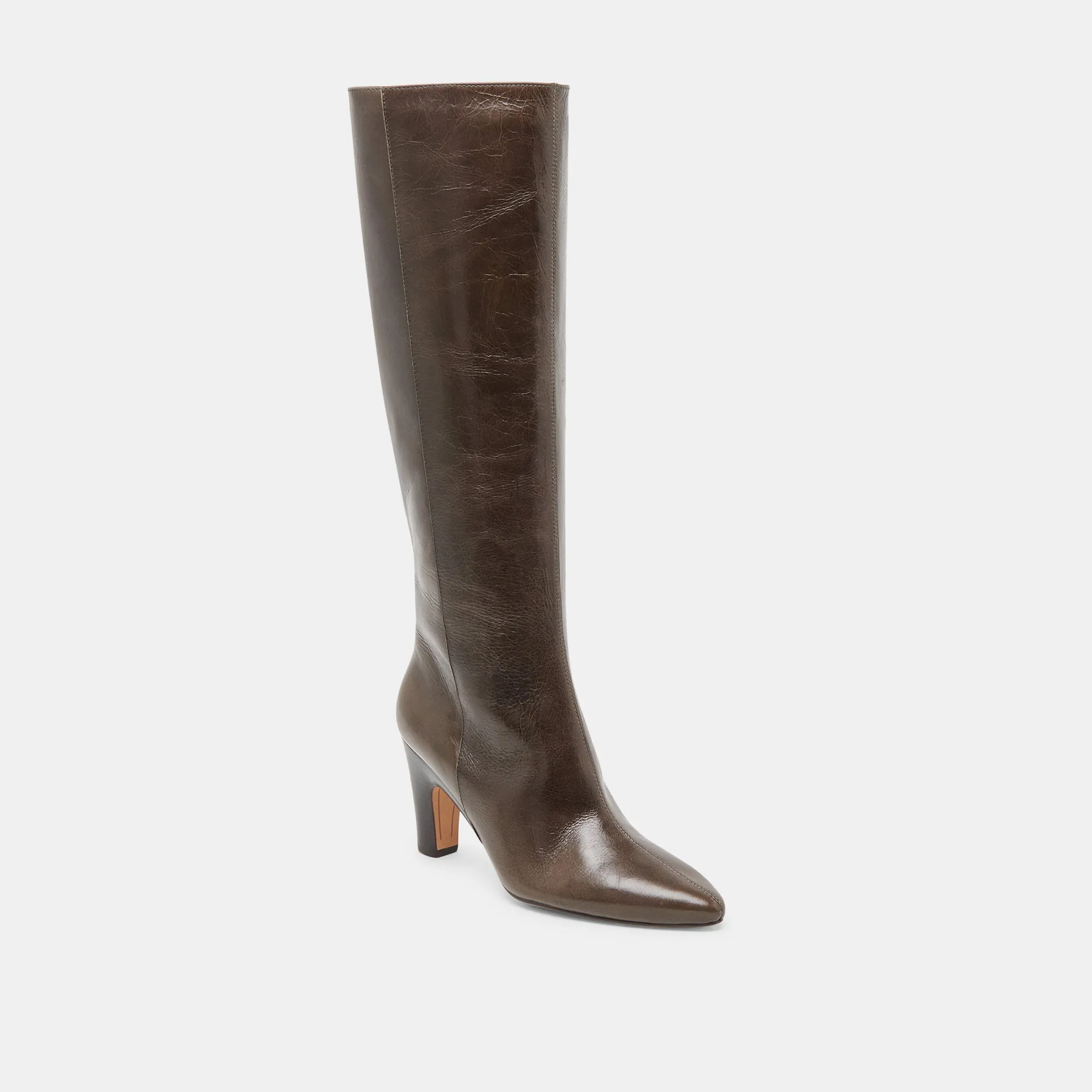 NELAS WIDE CALF BOOTS DARK OLIVE LEATHER sold by Dolce Vita product image thumbnail 2