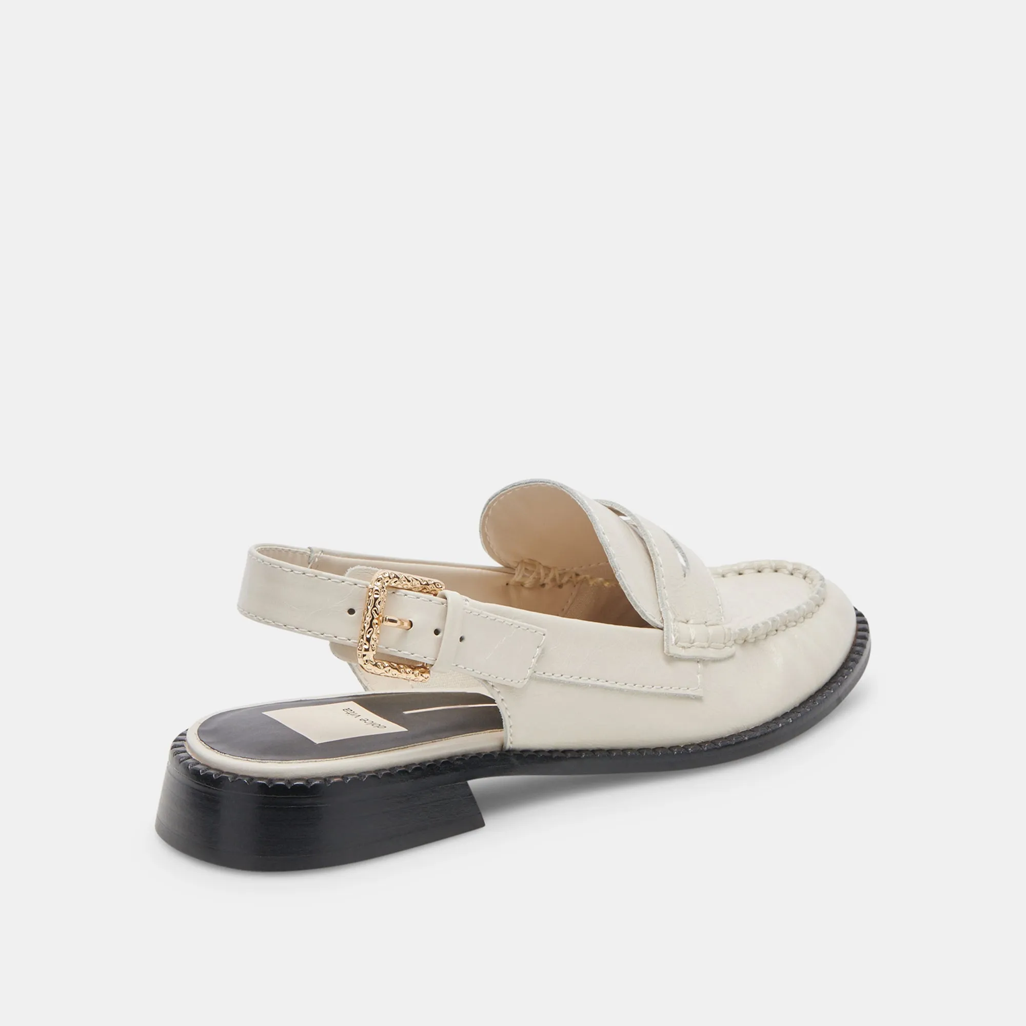 HARDI LOAFERS IVORY CRINKLE PATENT sold by Dolce Vita product image thumbnail 4
