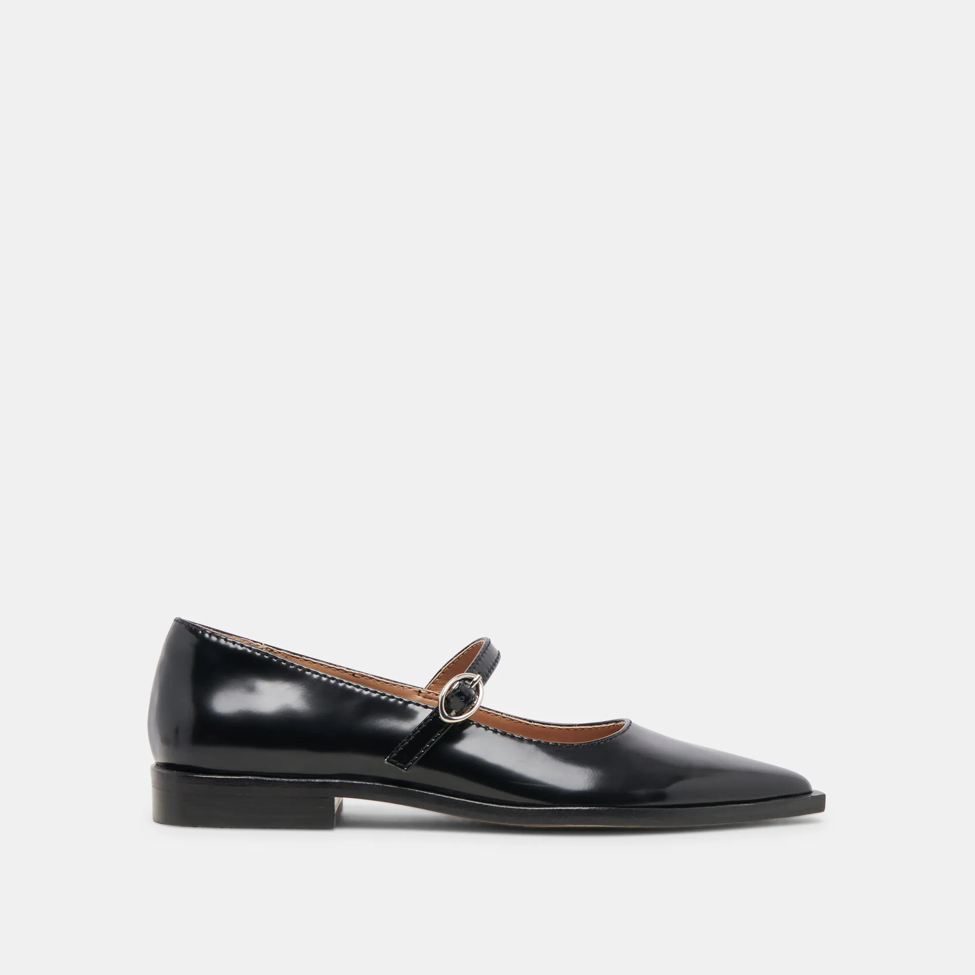 LARGO FLATS MIDNIGHT PATENT LEATHER sold by Dolce Vita