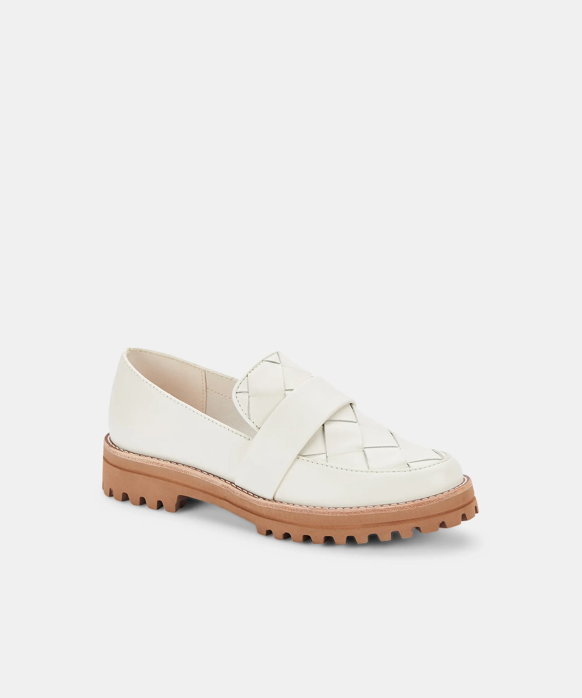 AUBREE WOVEN FLATS WHITE LEATHER re:vita sold by Dolce Vita product image thumbnail 2