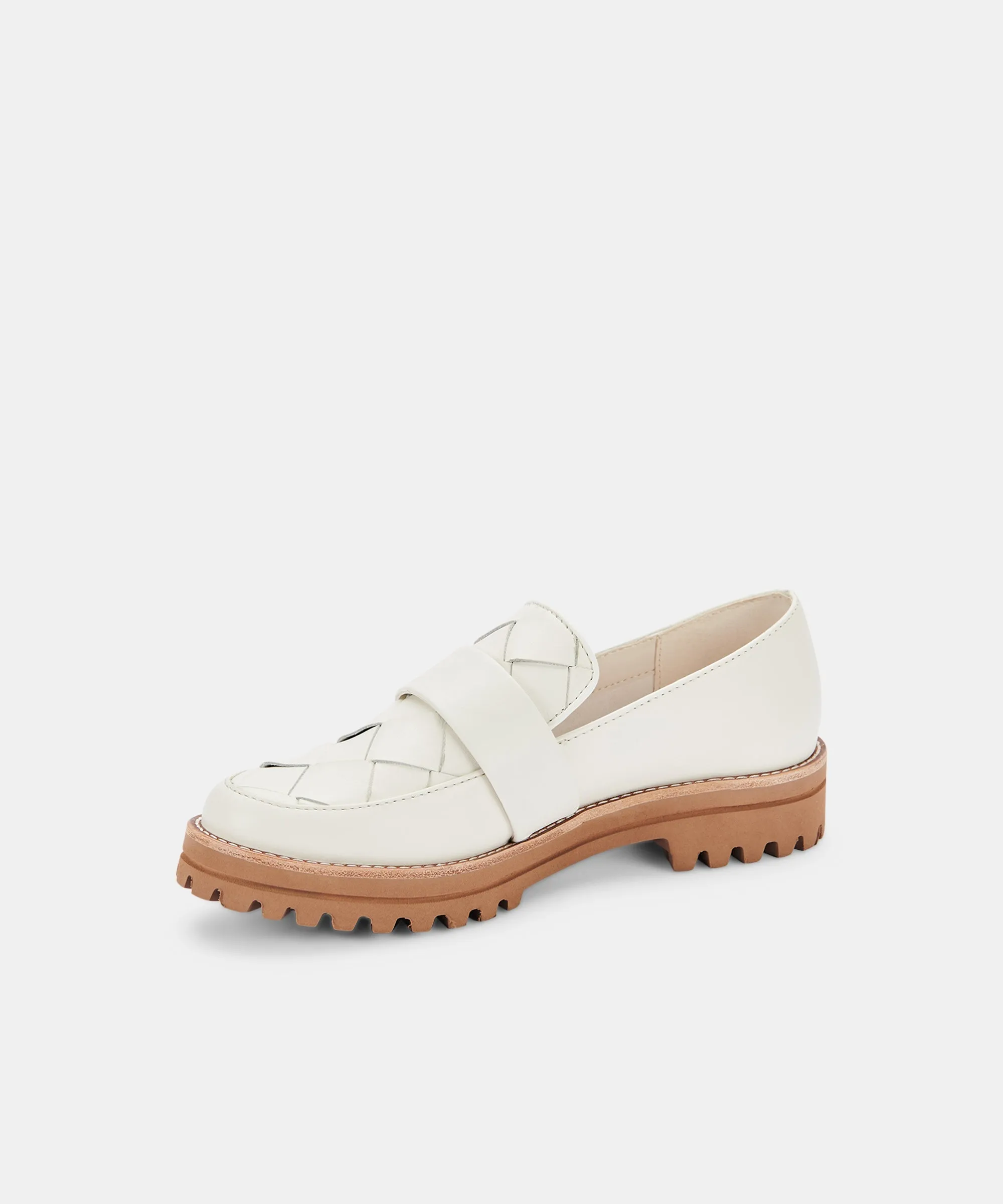 AUBREE WOVEN FLATS WHITE LEATHER re:vita sold by Dolce Vita product image thumbnail 5