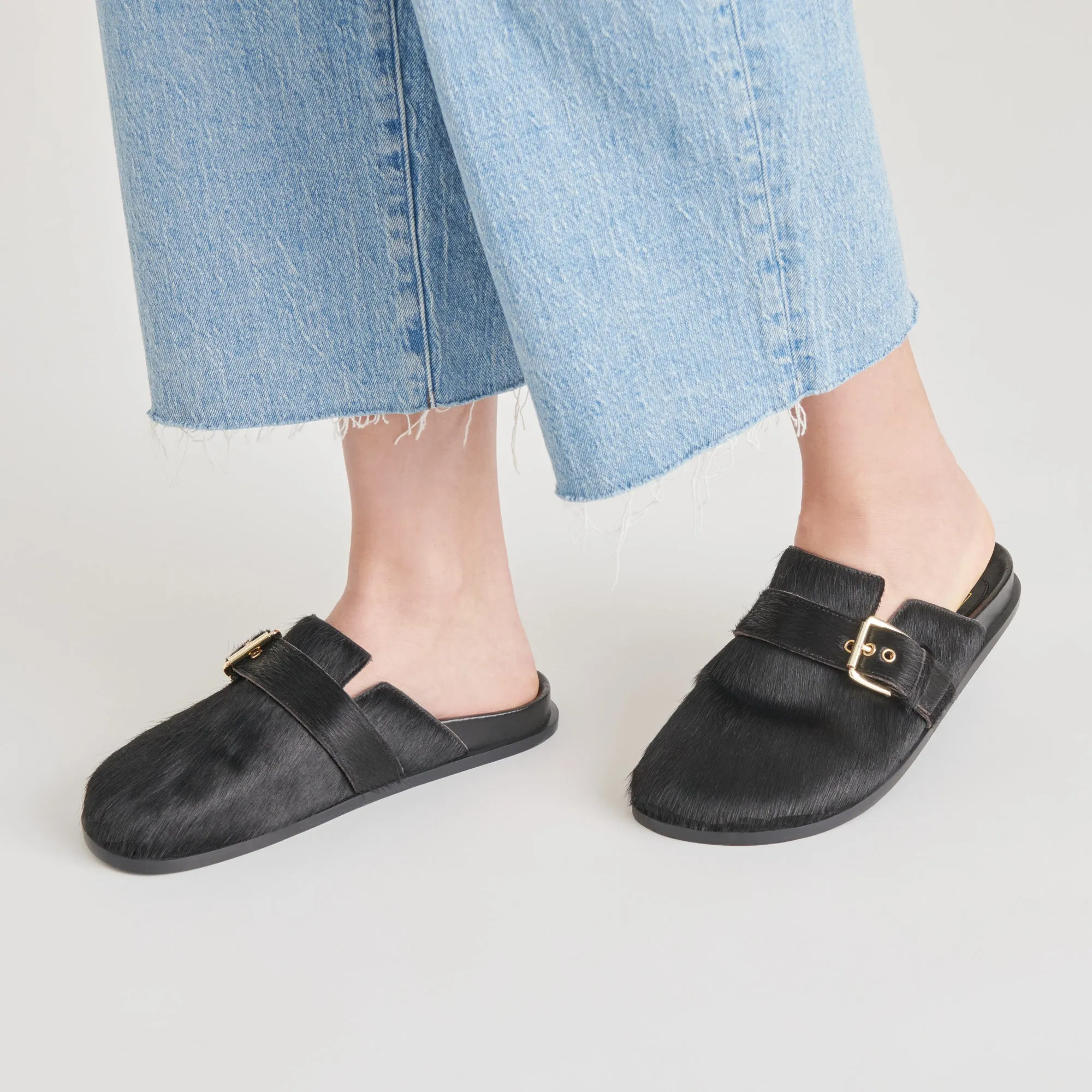 SUNDAY FLATS ONYX CALF HAIR sold by Dolce Vita product image thumbnail 2