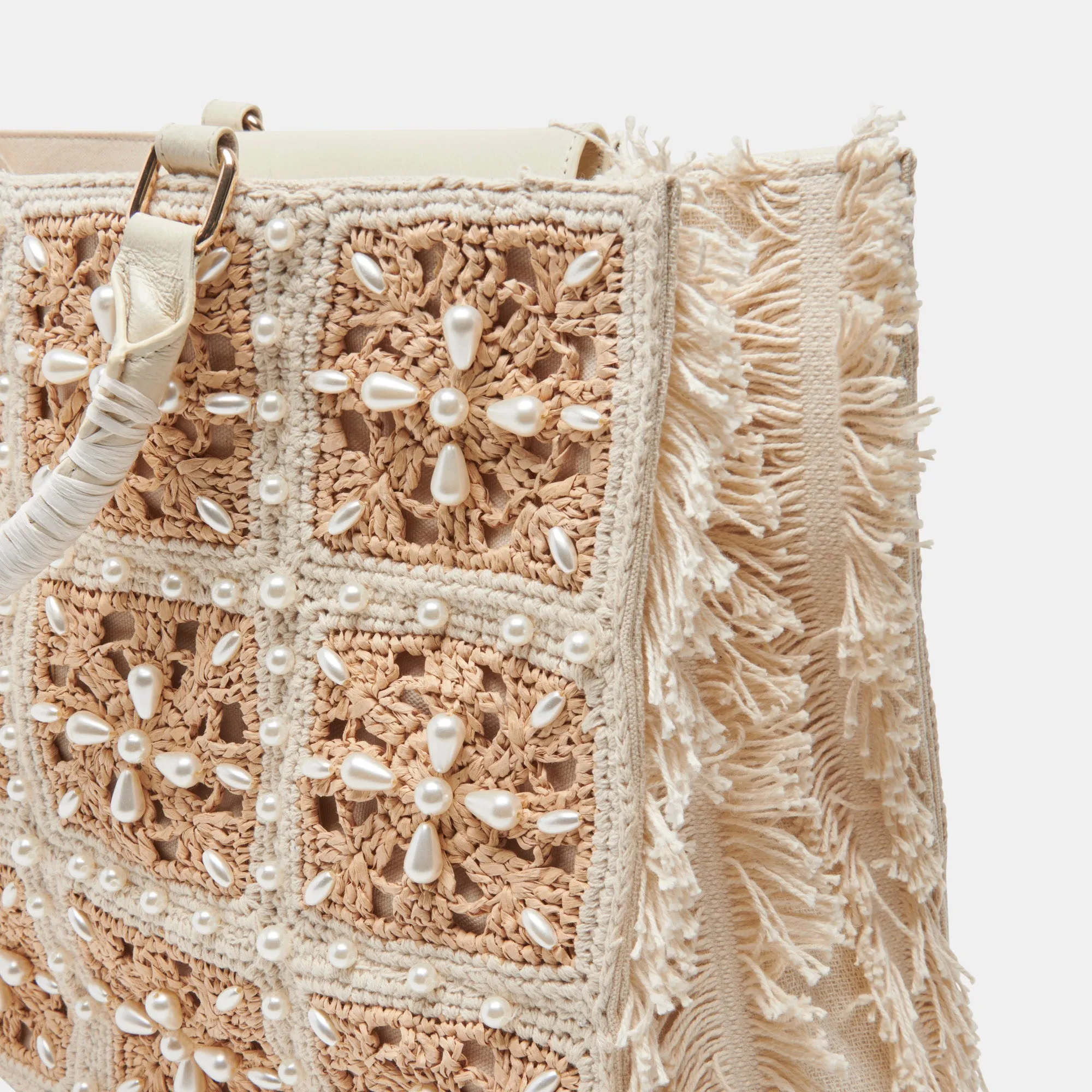 LOTTIE TOTE NATURAL PEARL RAFFIA sold by Dolce Vita product image thumbnail 2