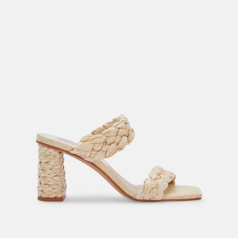 PAILY RAFFIA WIDES VANILLA RAFFIA made by Dolce Vita