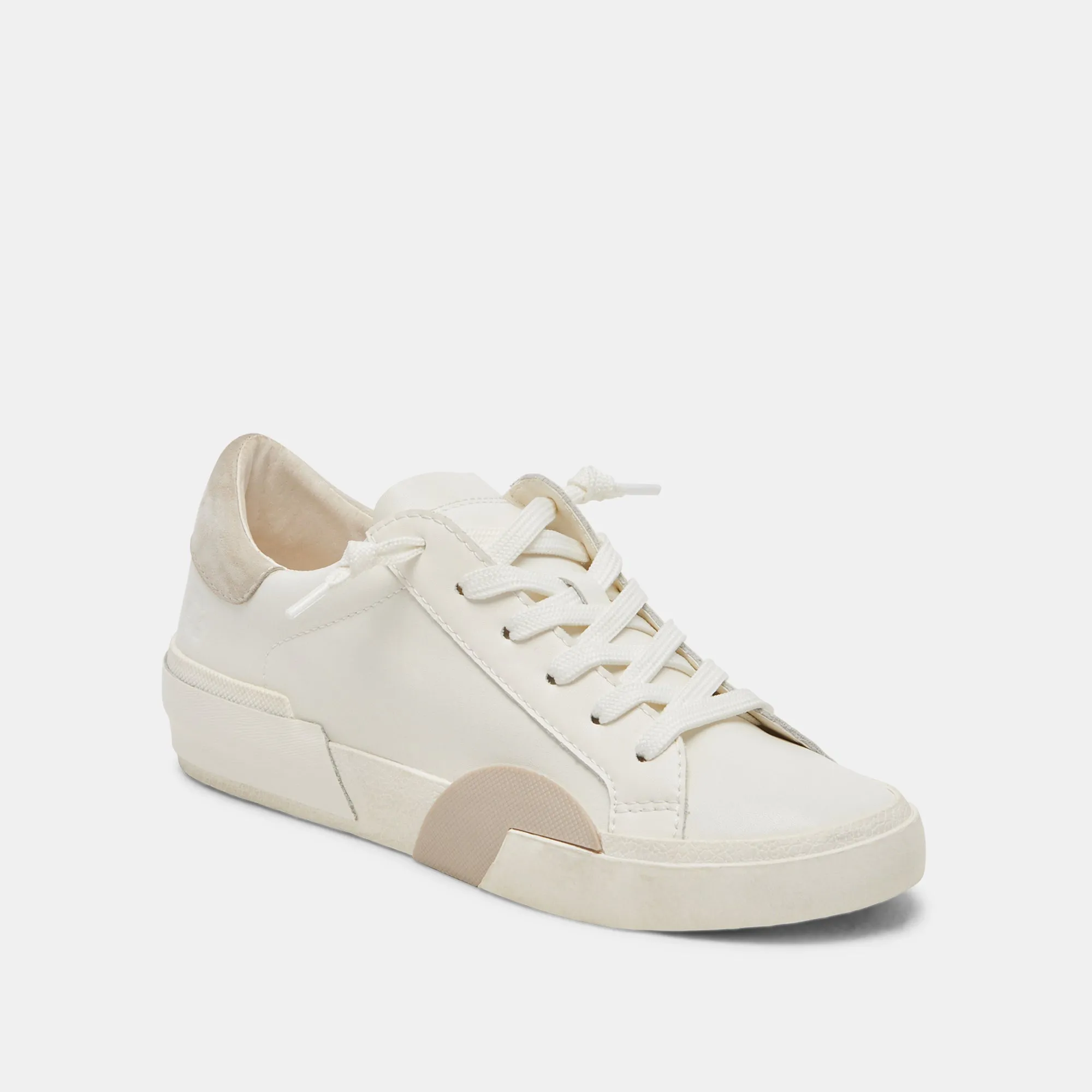 ZINA 360 SNEAKERS WHITE NATURAL RECYCLED LEATHER sold by Dolce Vita product image thumbnail 3