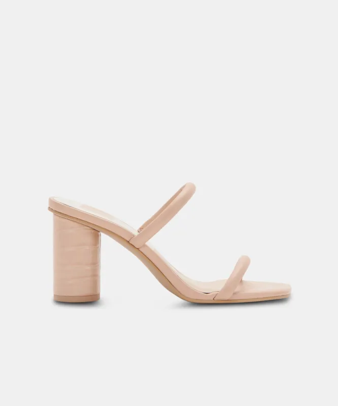 NOLES HEELS IN CREAM STELLA - re:vita sold by Dolce Vita