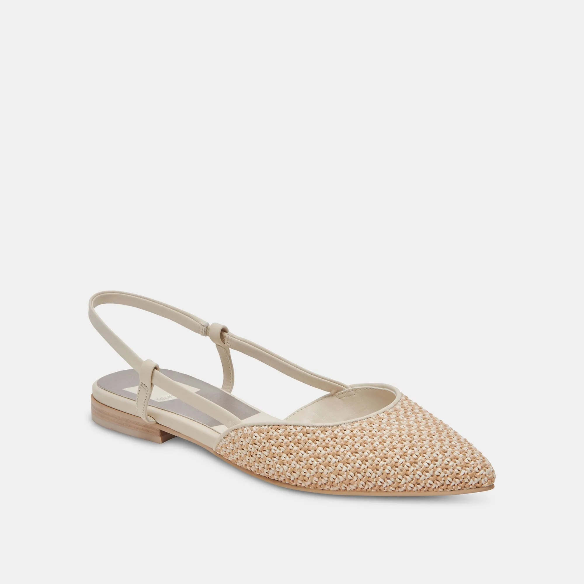 NARAH FLATS WHITE NATURAL RAFFIA sold by Dolce Vita product image thumbnail 3