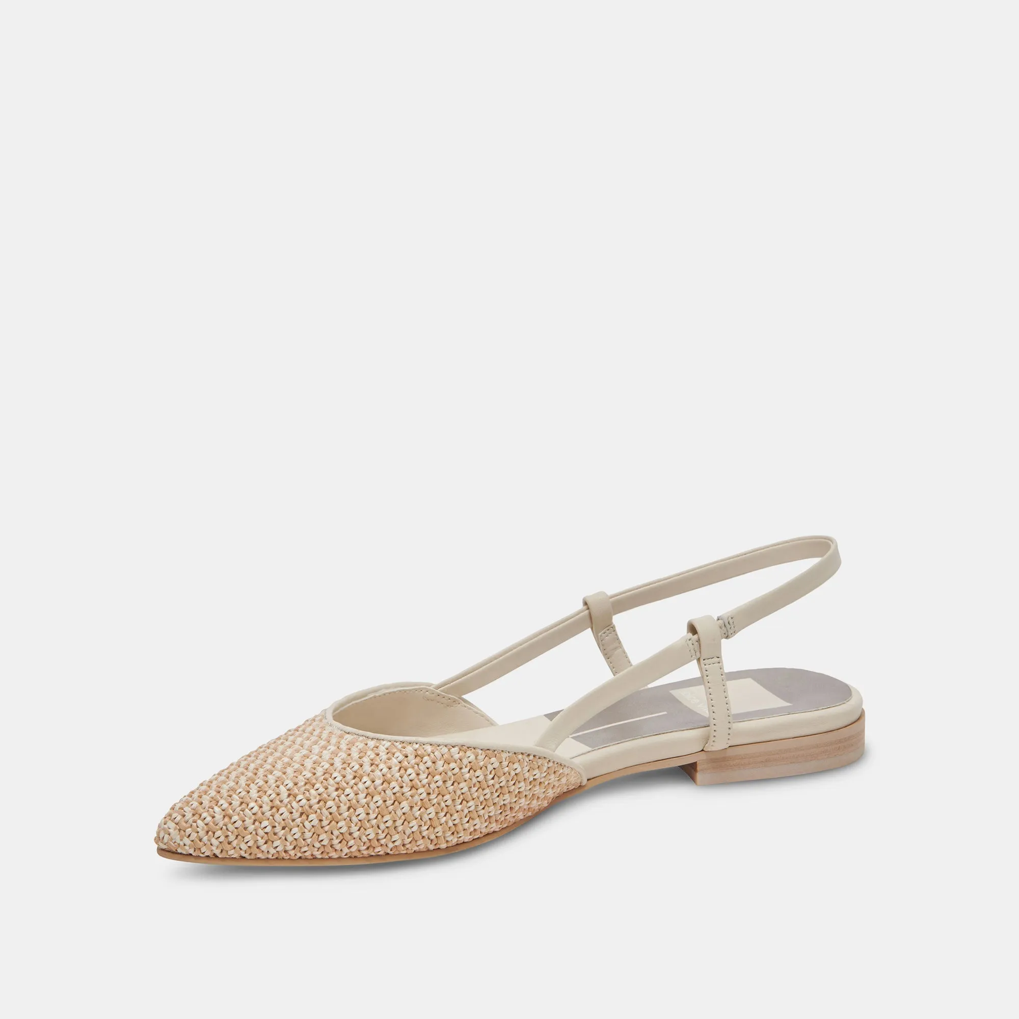 NARAH FLATS WHITE NATURAL RAFFIA sold by Dolce Vita product image thumbnail 5
